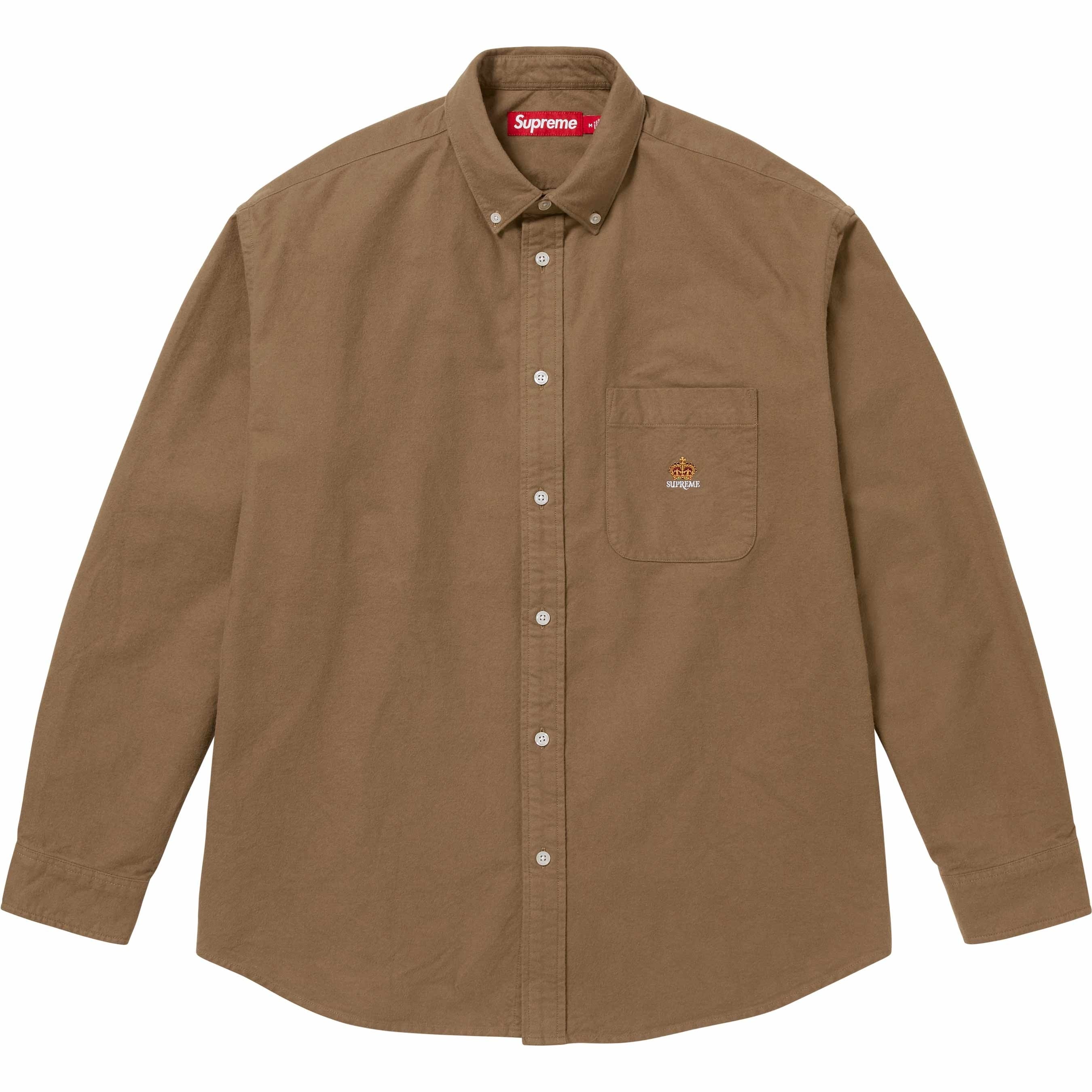 Loose Fit Flannel Oxford Shirt view 3